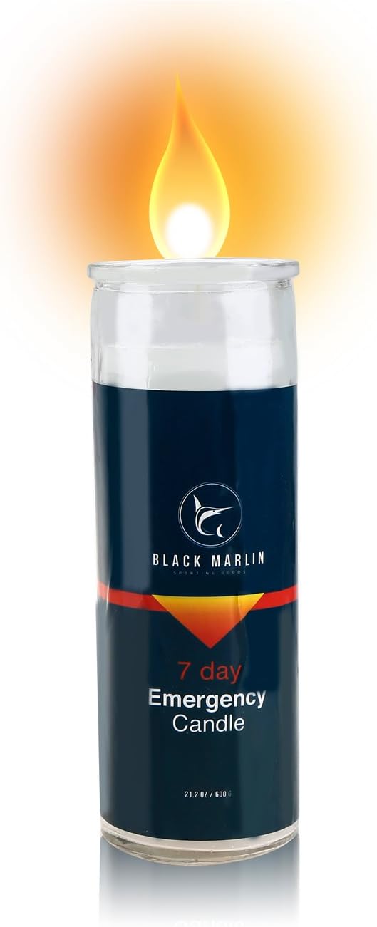 Amazon.co.jp Black Marlin 緊急キャンドル (4個パック) キャンドルパック ハリケーン用品 ホワイト