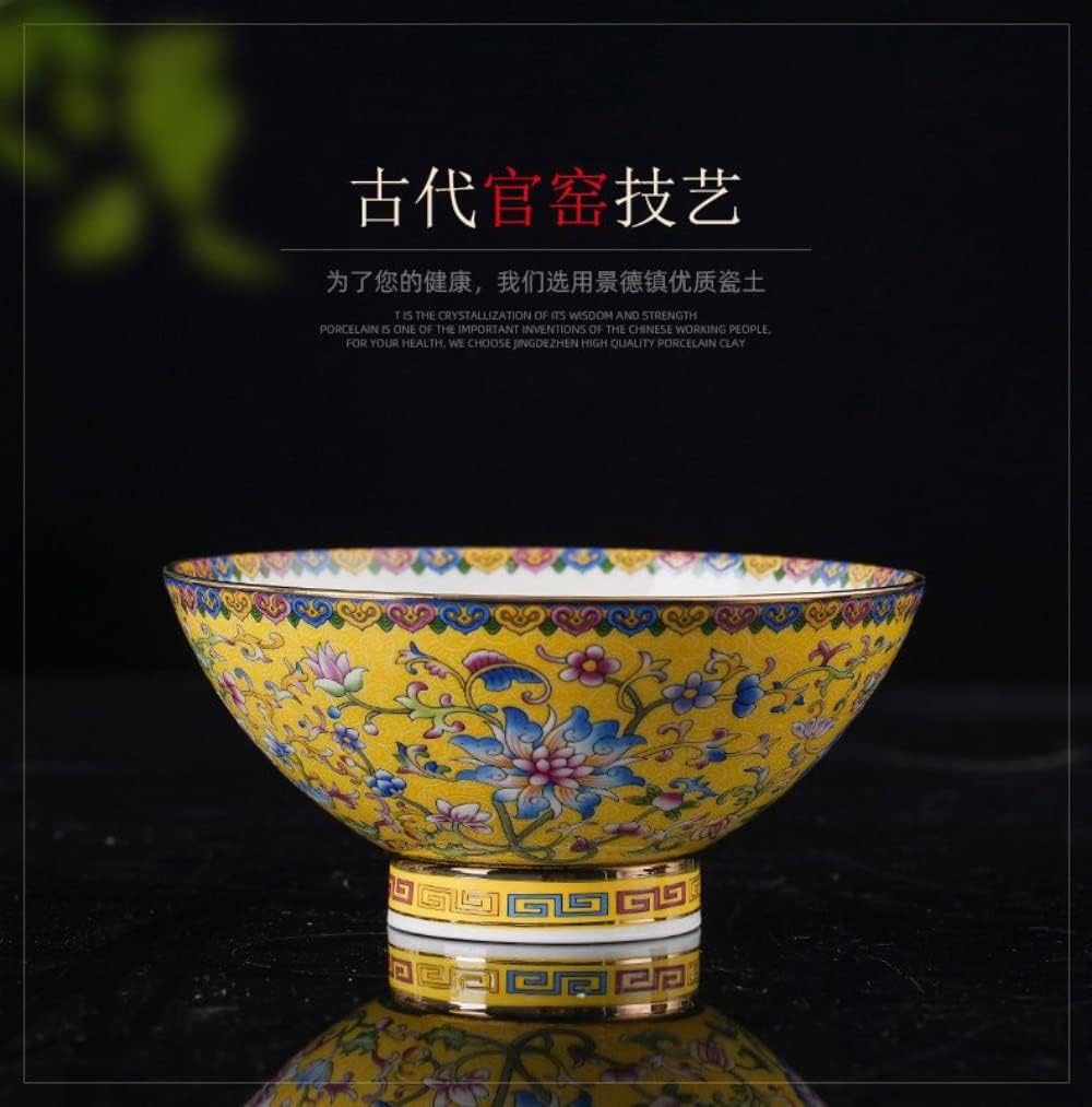 Ceramic Bowls , Soup Bowls, Pasta Bowls Ceramic Bowl* Chinese Ancient Palace Style Porcelain Rice Bowl,Porridge Bowl,Soup Bowl13cm 5.1in Ceramics Ancient Palace Colorful Chinese Style stemware Bowl Et