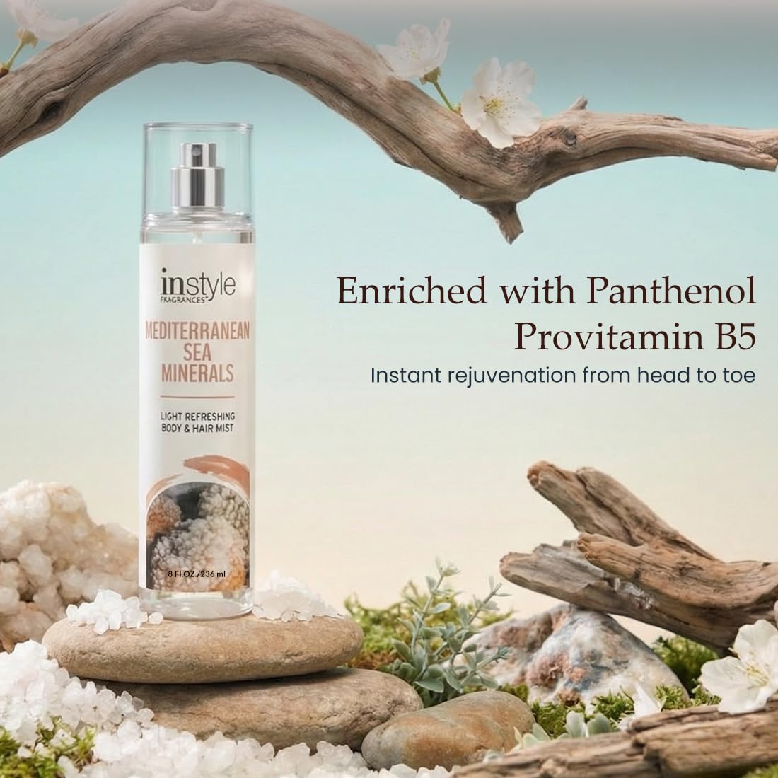 Amazon.com : Instyle Fragrances, Body & Hair Mist, Sea Minerals