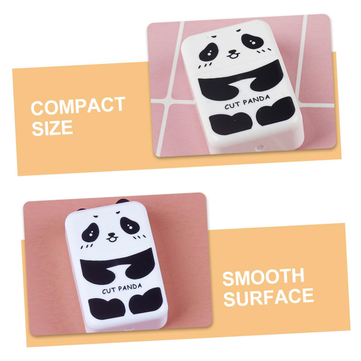 HOMSFOU 3 Ensembles Gomme Panda Gommes Panda Gamme D'art Pour Le Dessin À Dessin Professionnelle Papeterie D'anniversaire Caoutchouc 10 Pièces * 3