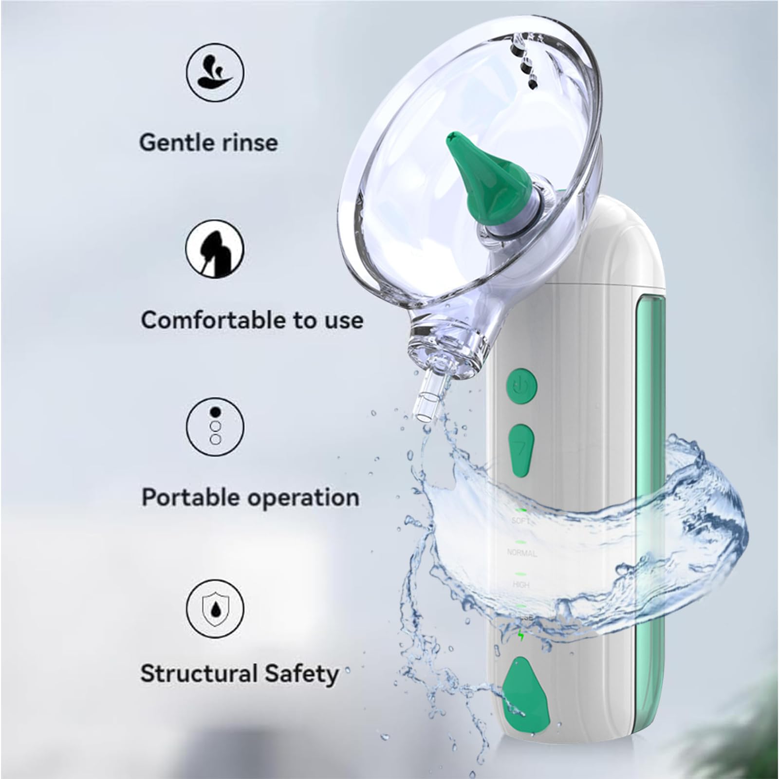 Dotmalls Earclean PRO,Ear Cleaners for Adults,Ear Cleaning Machine,Electric Ear Wax Removal System,Ear Wax Removal Kit with 6 Reusable Tips & 4 Water Pressure Modes Rechargeable Waterproof