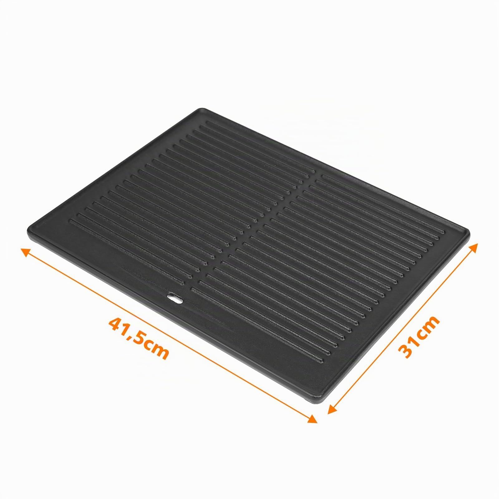 Denmay Griglia grill universale per barbecue a gas Taino Pro/Red serie 4 e 6, 41,5 x 31 cm, in ghisa per serie Burnhard Fred