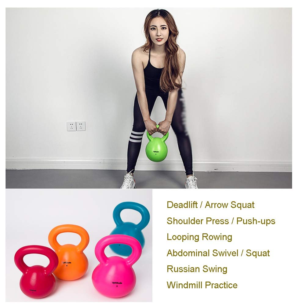 Kettlebell AGYH Donna-Bambino, Scocca in PP Colorato, Allenamento con I Pesi Push-up Tozzo ， 2 kg / 3 kg / 4 kg / 5 kg / 6 kg / 8 kg (Size : 5kg/11lb)