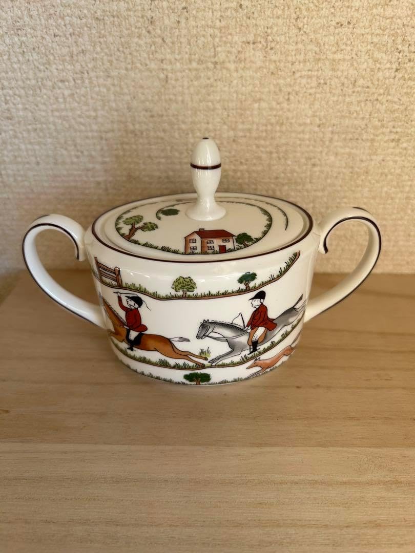 大倉陶園 ブルー￼ローズ シュガー& クリーマー シュガーポット ミルク