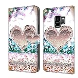 samsung galaxy s9 plus gold color Angolo di Visuale Perfetto: Questa Custodia può passare in posizione orizzontale e agire come sostegno, comodo per guardare film o per chattare in video.