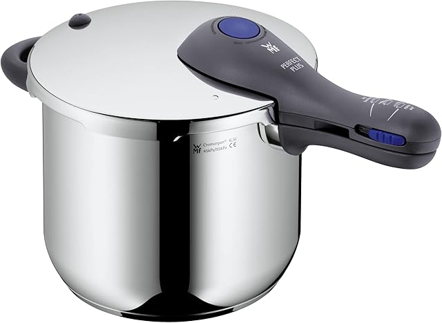 WMF Perfect Plus Pressure Cooker 6,5L Without Insert Ø 22 cm Made in Germany Internal Scaling Cromargan® Stainless Steel Suitable for Induction