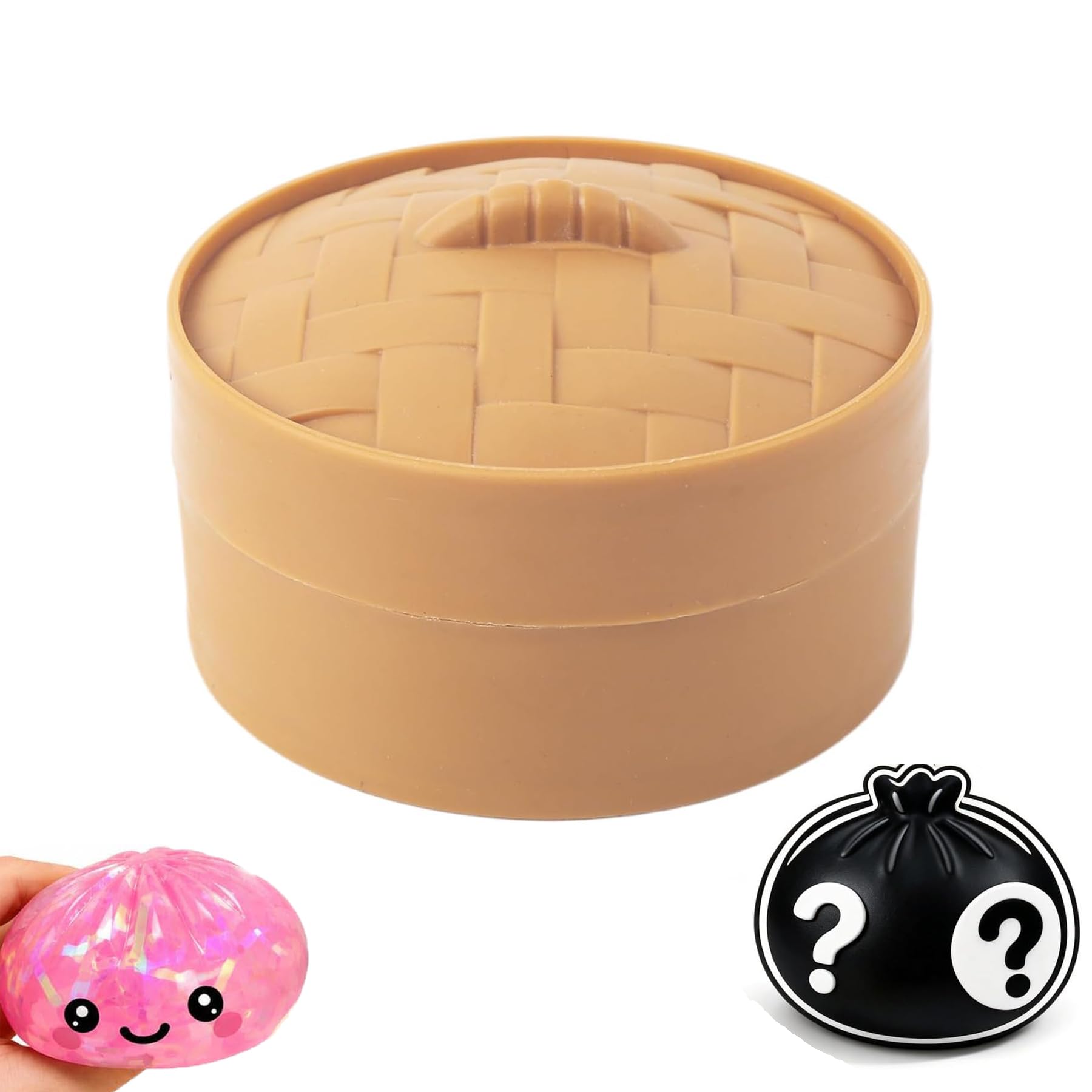 Glitter Random Squishy with Glitter Dumpling