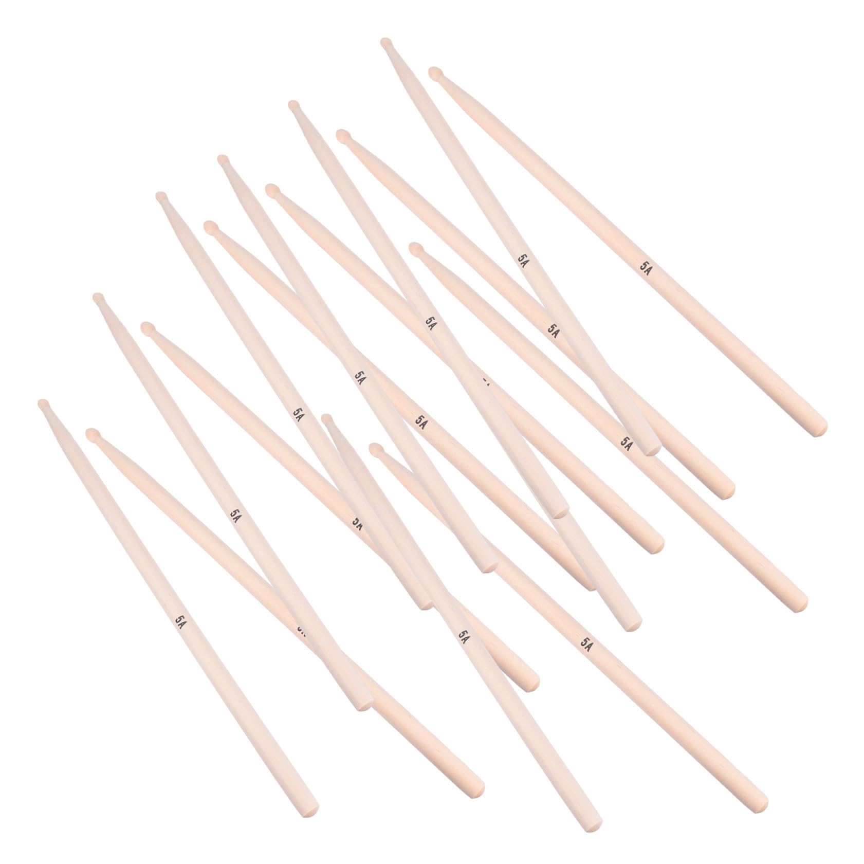 SHOWERORO Holz-drumsticks Robuste Drumsticks 20 Stück Ahorn-drumsticks Bühnen-drumsticks Musikteile