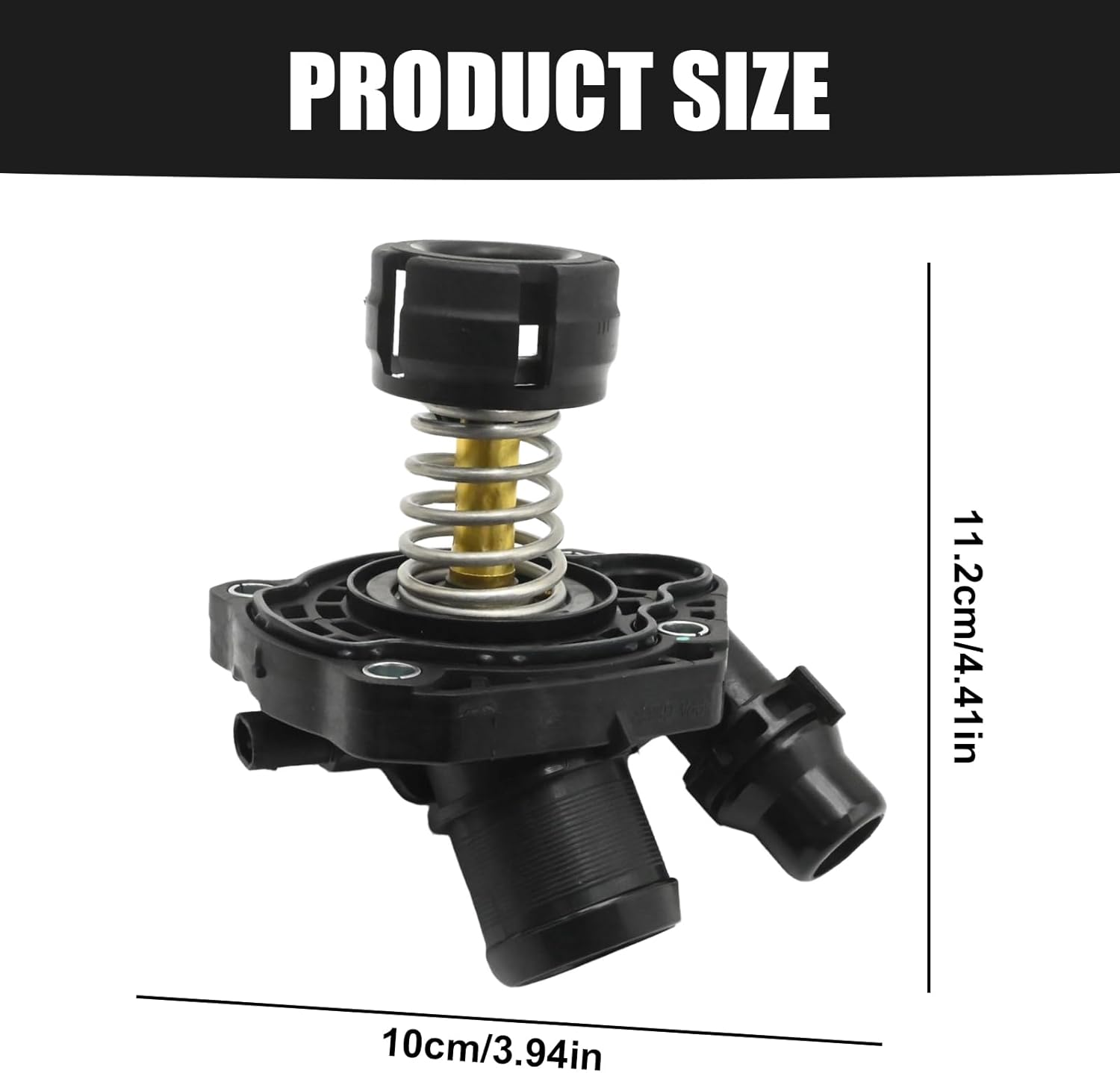 11518623576 Engine Coolant Thermostat Housing Assembly, Replacement for Mini Cooper 2014-2015 L3 1.5L, Replaces 8601366 11518601366