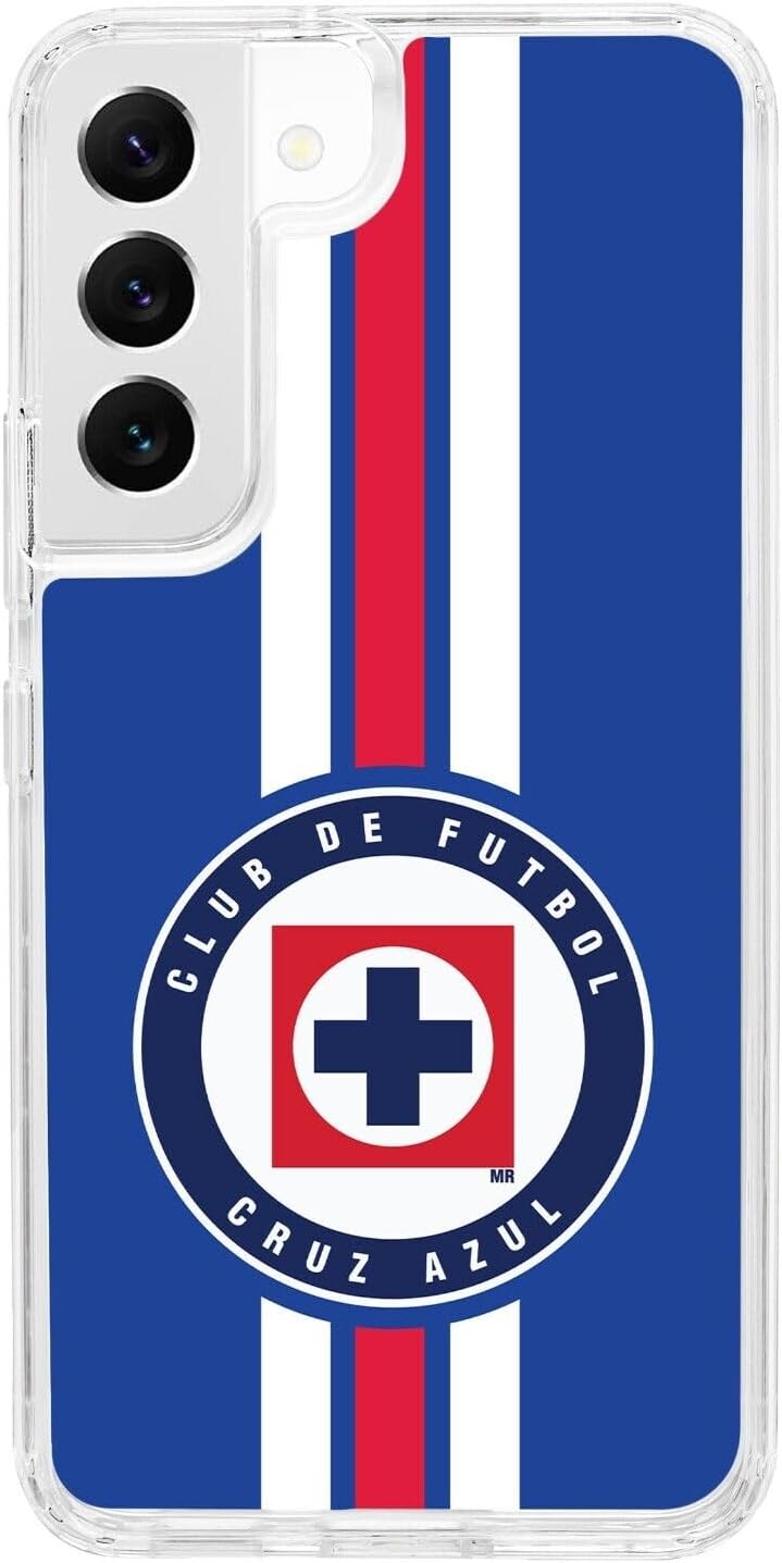 Affinity Bands Cruz Azul HD Phone Case Compatible with Samsung Galaxy S22 Ultra (Brush Pattern)
