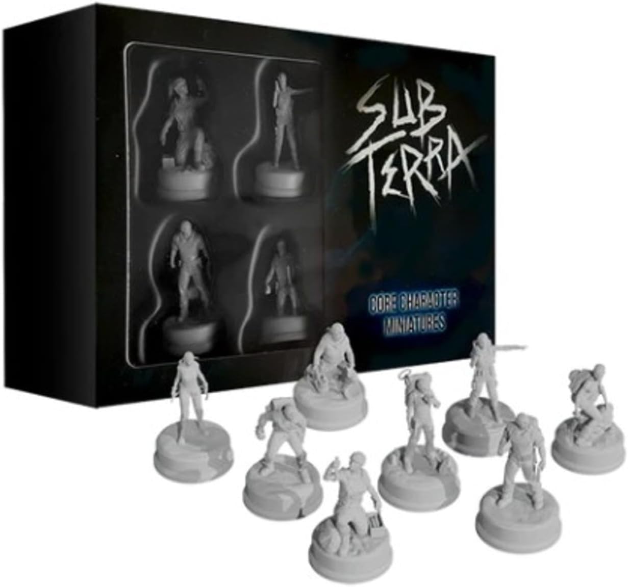 Inside The Box | Sub Terra: Core Miniatures | Board Game Miniatures | Ages 14+ | 1-6 Players | 60 Minutes Playing Time