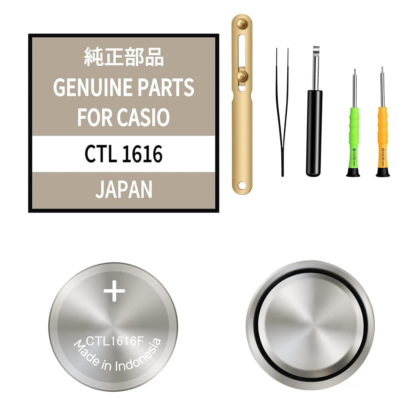 CTL1616/CTL1616F Original Solar-Akku für Solaruhren, passend für Tough Solar und G-Shock