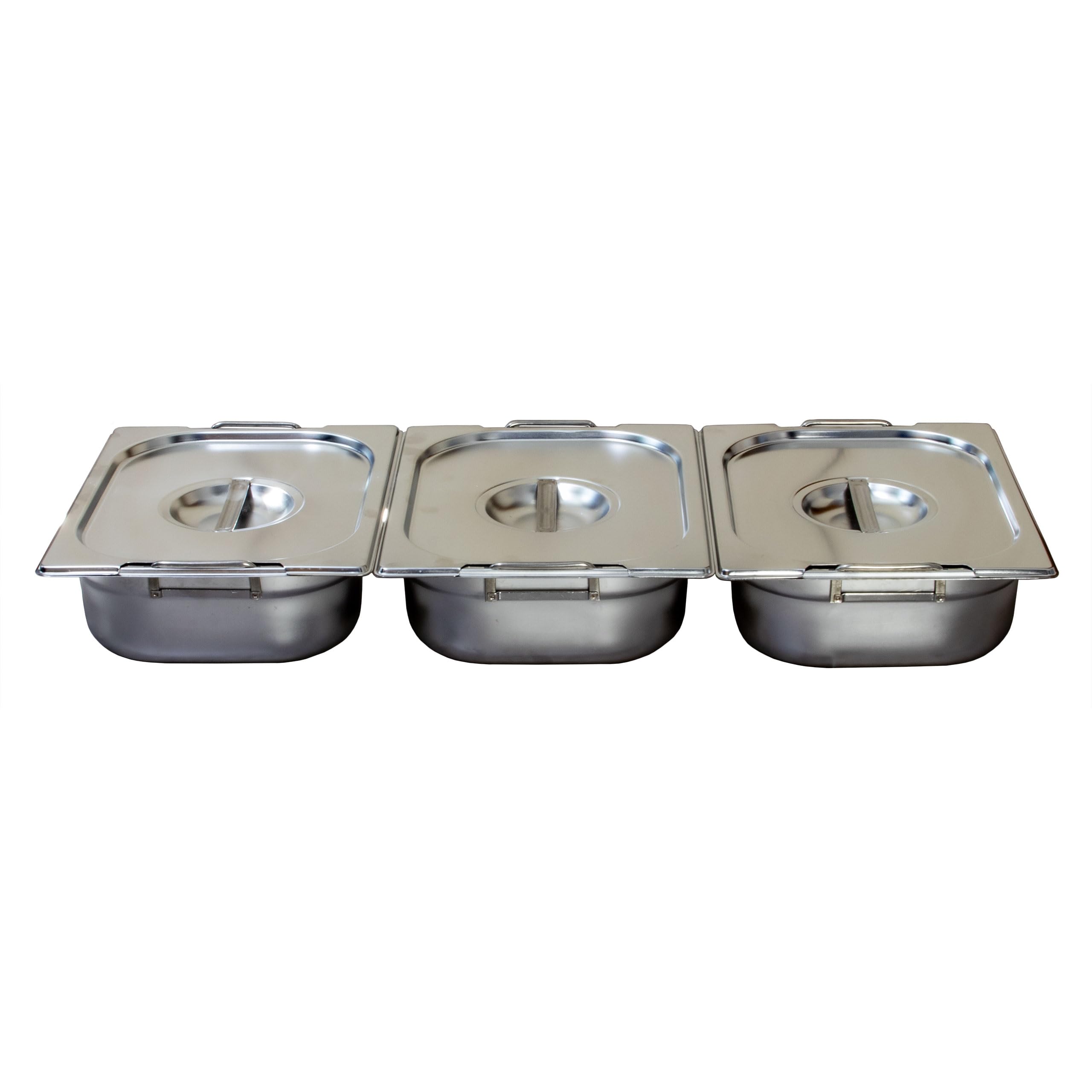 Panierschalen-Set GN 1/2 100mm extra tief mit Deckel, Kochpinzette und Wender