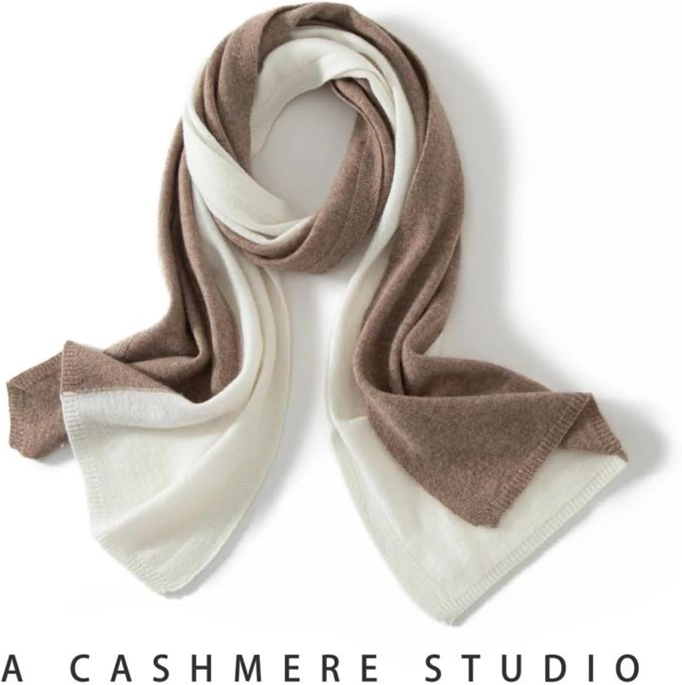 Women's Large Patchwork Design Cashmere Scarf Soft Warm Knitted Shawl For Cold Weather Outfits
