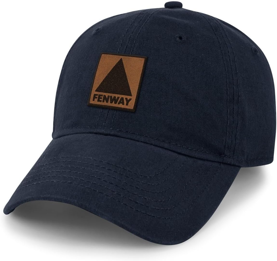 Chowdaheadz Fenway Leather Patch Dad Hat