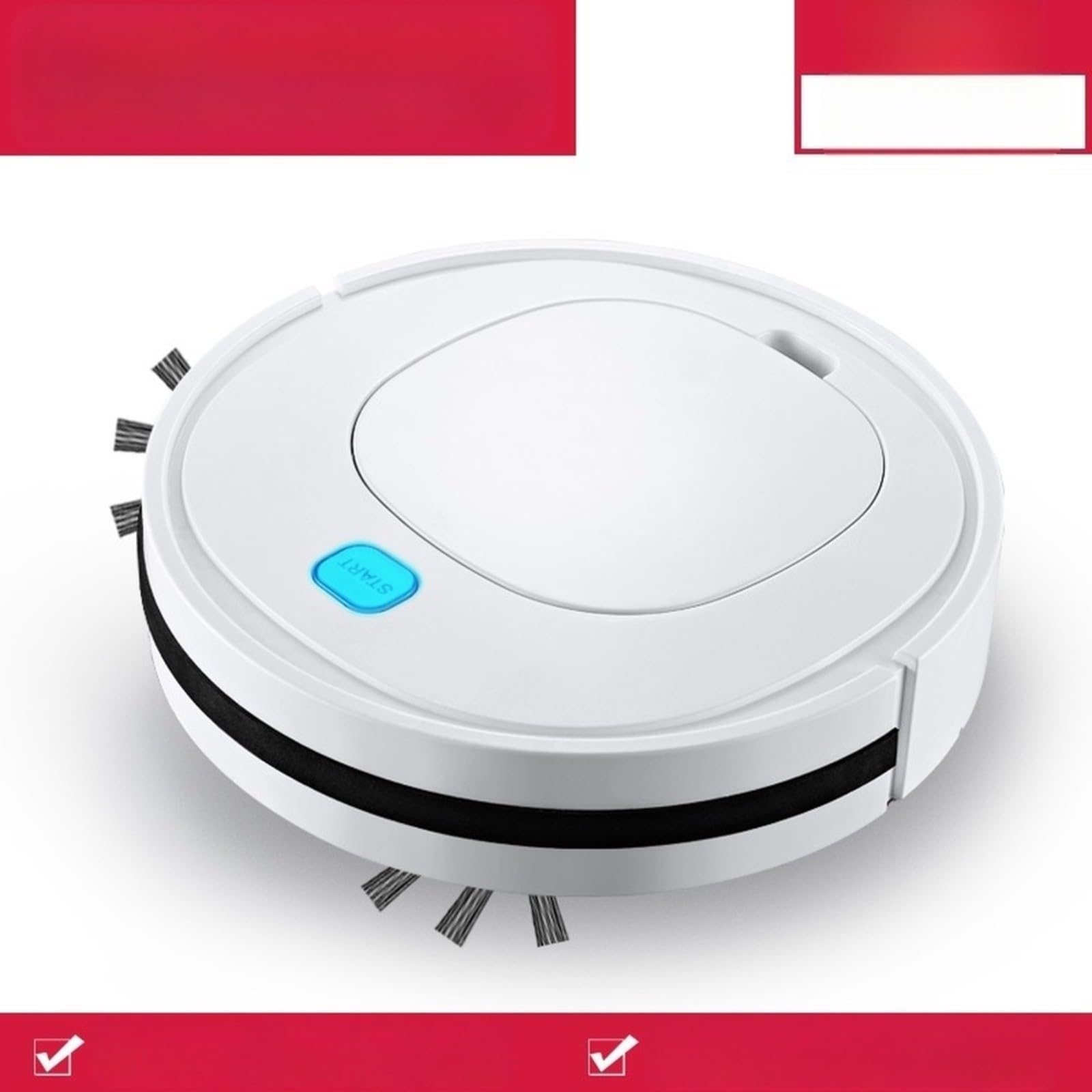 Robot aspirapolvere intelligente, con mocio da 1500 mAh, per peli di animali domestici e polvere, tutto in spazzatrice automatica per pavimenti, per la casa
