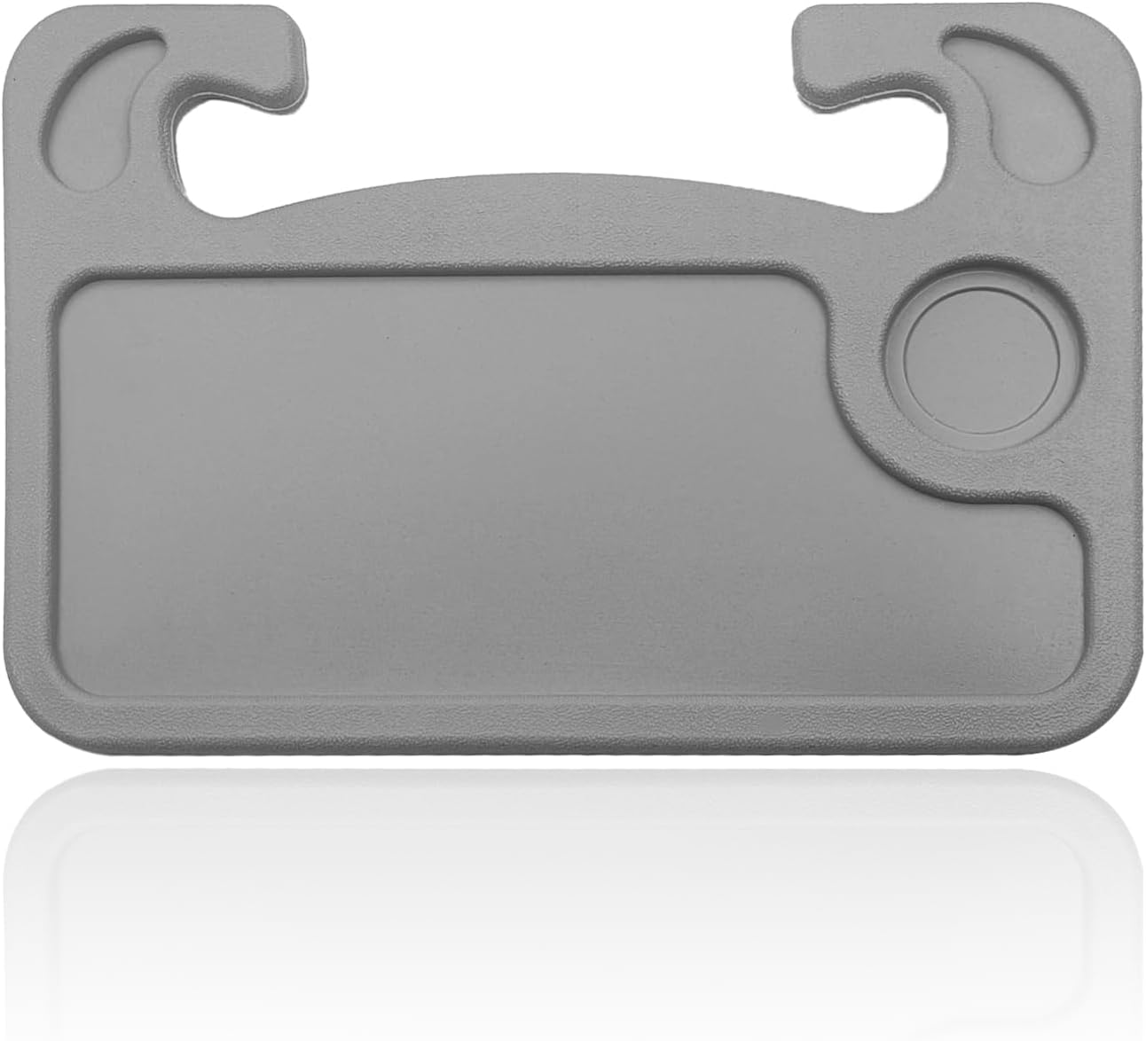 Car Steering Wheel Desk Tray for Laptop and Eating 2 in 1 Multipurpose Travel Accessory with Drink and Pen Holder Compatible with Most Vehicles