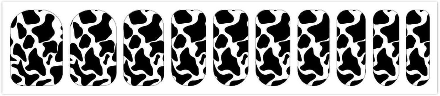 L001 Nail Strips Bundle Full Wrap Long Lasting Nail Polish Strips Easy Application and Removal Salon Quality Self Adhesive Art Stickers for Women Gifts