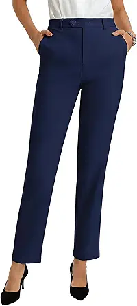 GRACE KARIN Dress Pants Women, High Waisted Wrinkle Free Work Trousers Slacks with Pockets, Office Business Casual Outfits