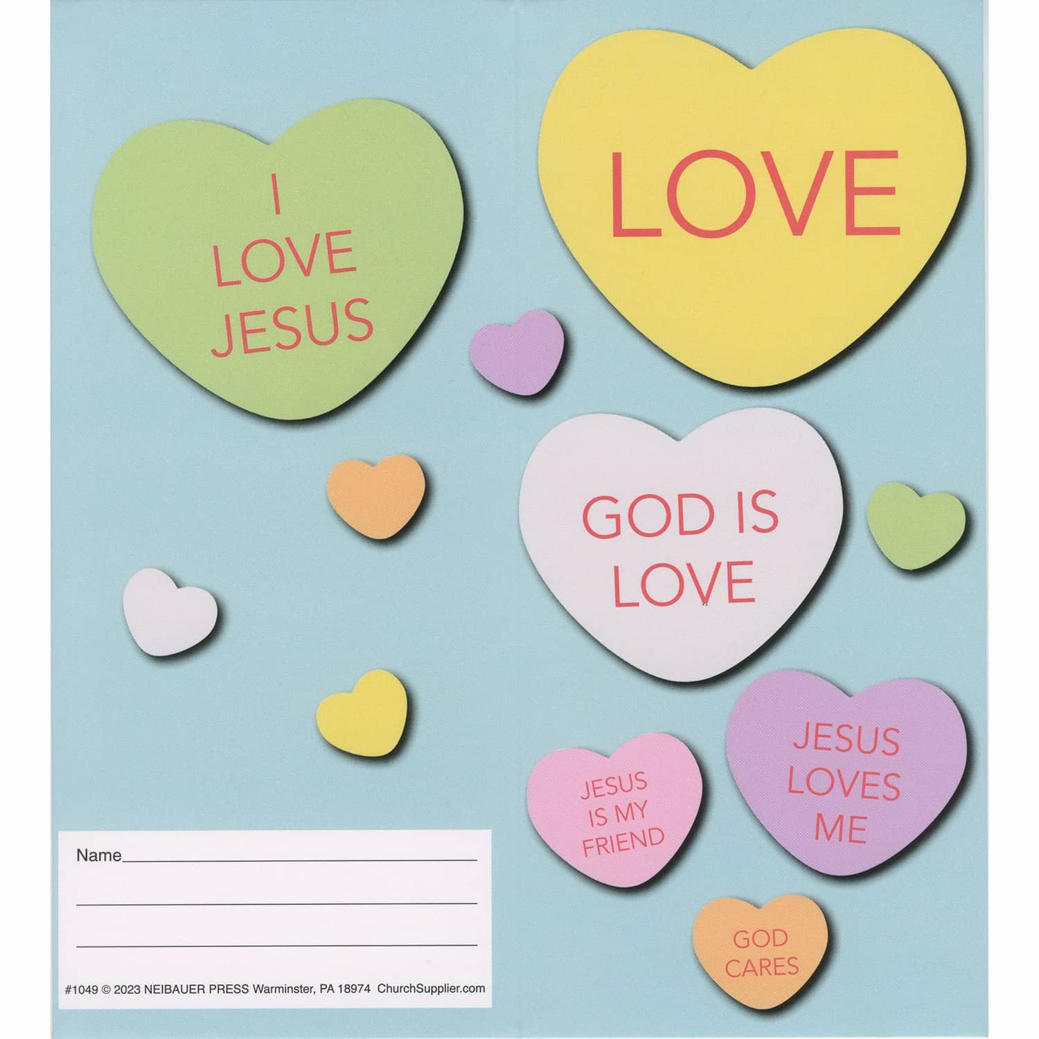 $10 Sweetheart Quarter Coin Folder Fundraisers for Church (Pkg of 50)