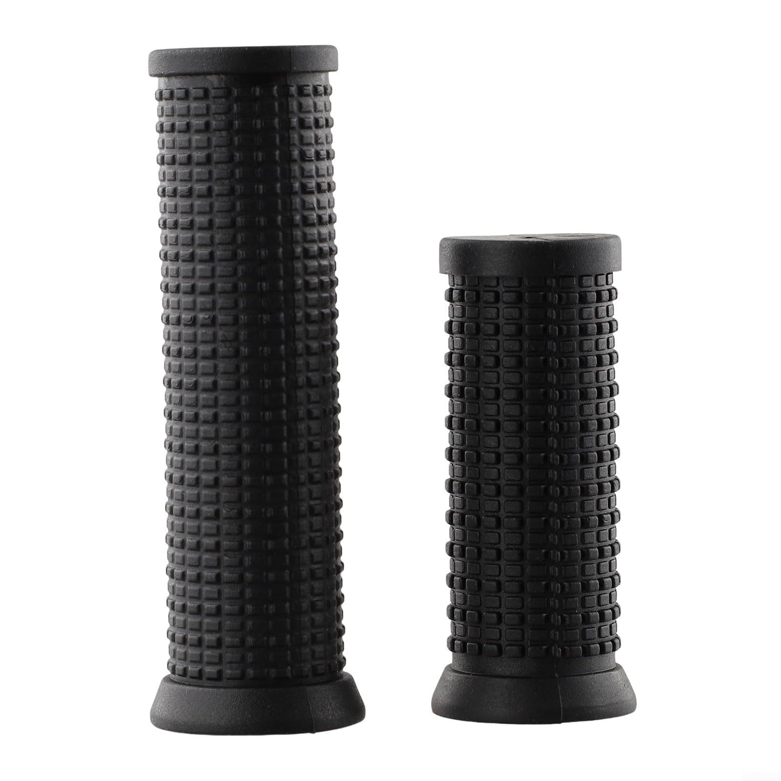 BEYOEE Bicycle Handlebar Grips TPR Rubber Mountain Bike Grips Anti-Slip Shock-Absorbing Comfortable Ergonomic Design for 22.2mm Twisting Shifter Handlebars,Long & Short