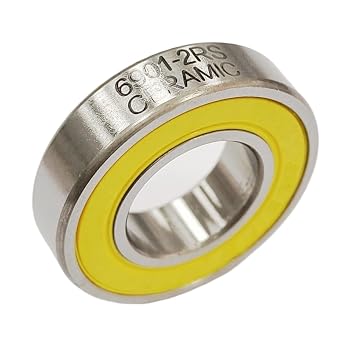 AXK 1piece 6803-LBLU 17 * 26 * 5mm ABEC-3 Ceramic Ball Bearings for Hub Bearings Steel Ceramic Ball Bearings
