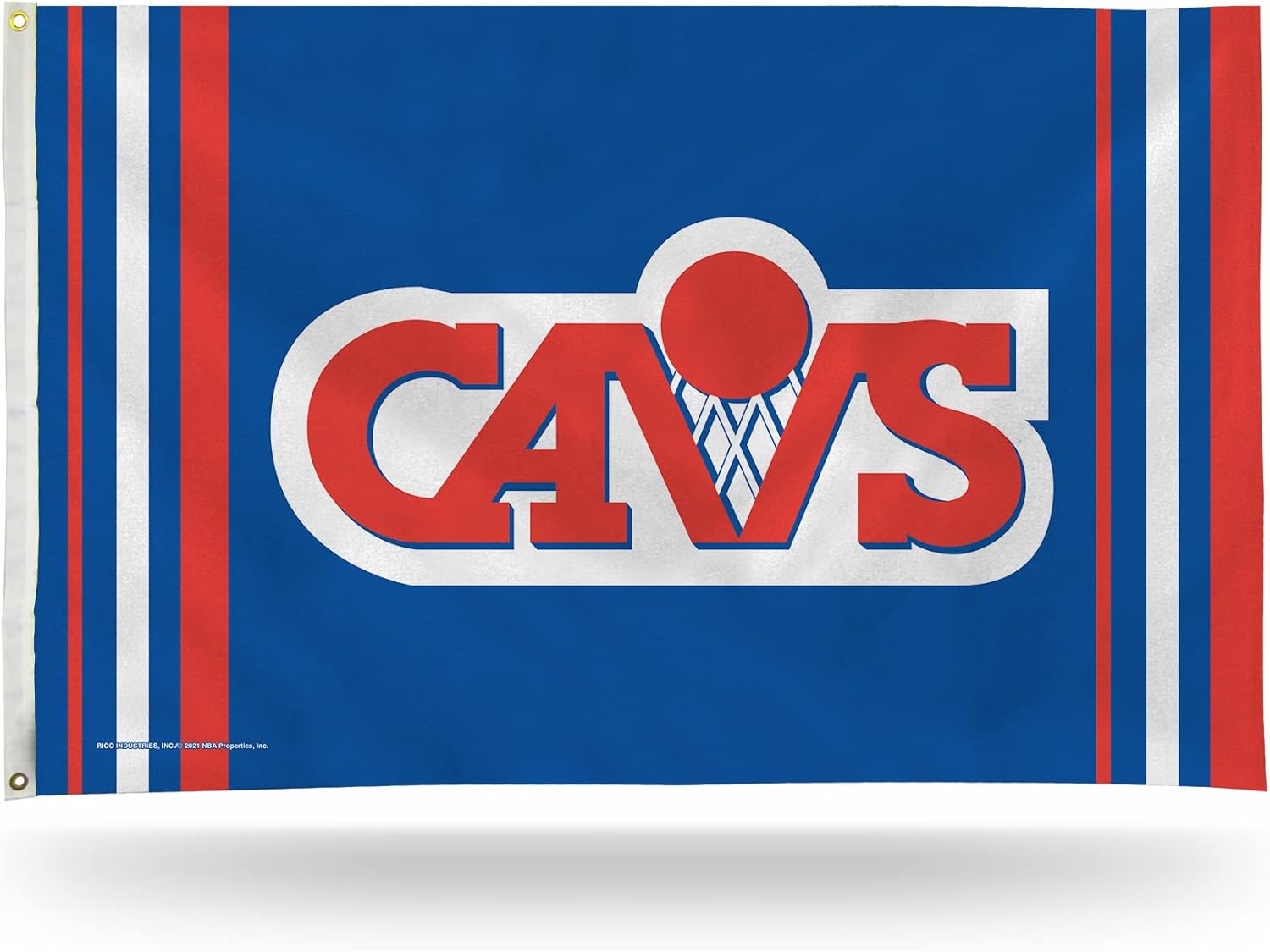 Rico Industries NBA Cleveland Cavaliers Retro 3' x 5' Banner Flag 3' x 5' Banner Flag Single Sided - Indoor or Outdoor - Home Décor
