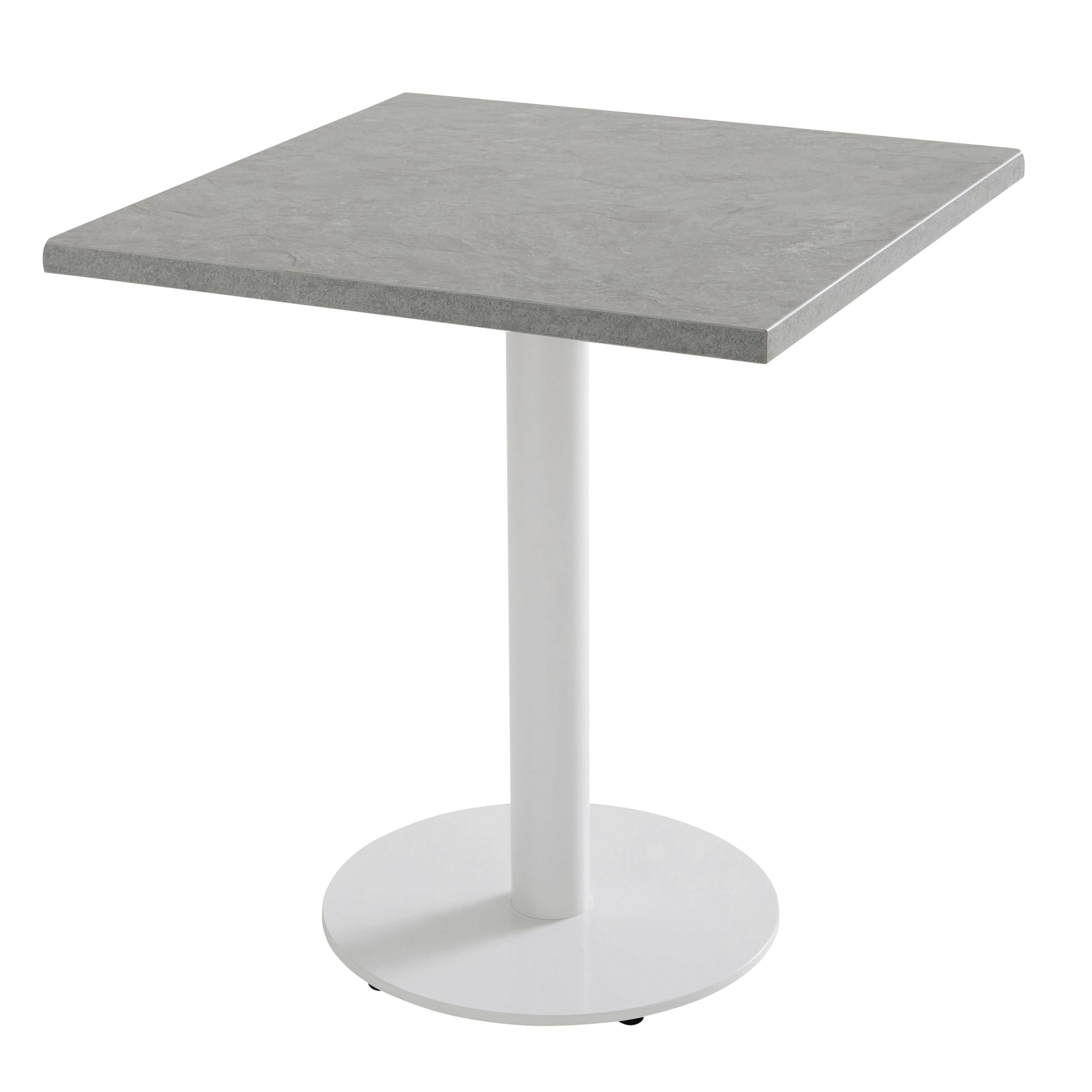 Oviala Plateau de Table carré stratifié 70 x 70 cm béton ciré