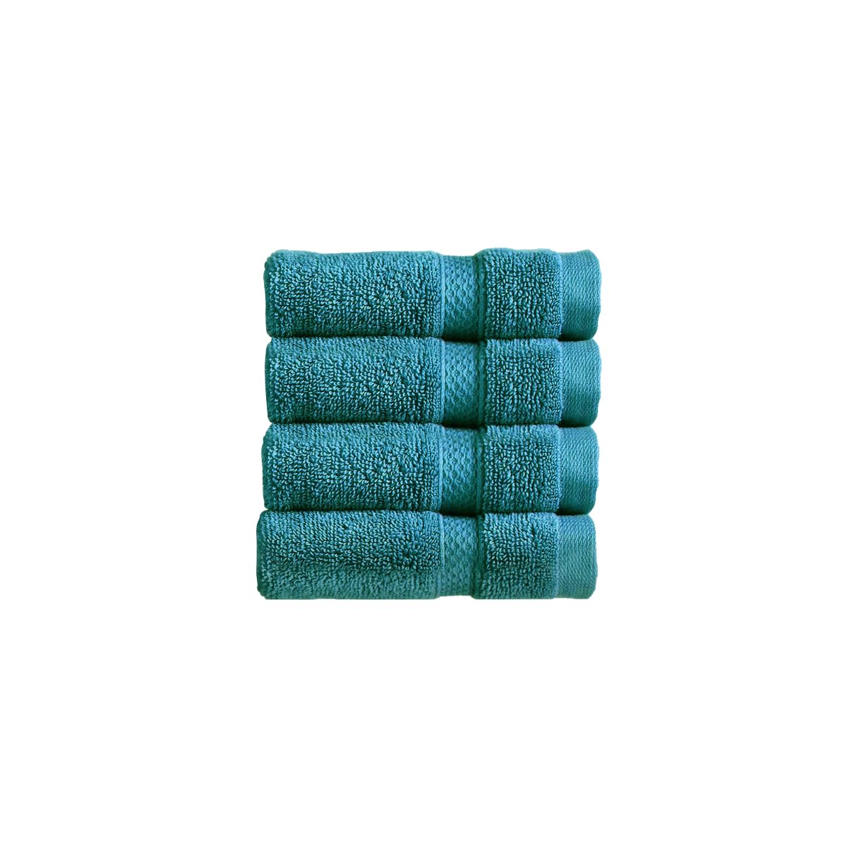 Christy Chroma Bath Towels | Set of 2 | Highly Absorbent Heavyweight 675GSM | Bold and Bright | Soft Velvety Smooth Bathroom Shower Towels | 100% Cotton | Sustainably Made | White — view 131