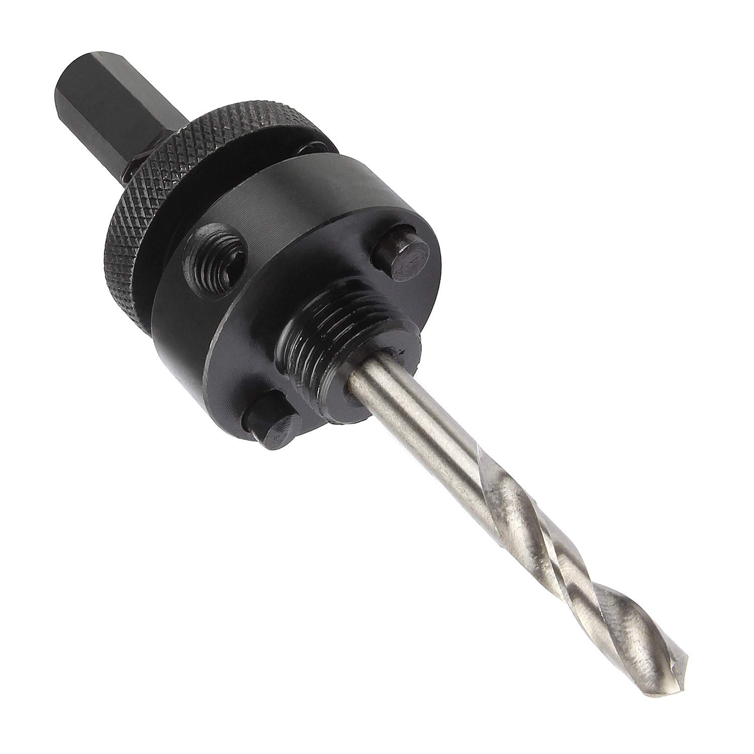 7/16” Hex Shank Hole Saw Arbor, Fits 1-1/4” to 6” Hole Saw Quick