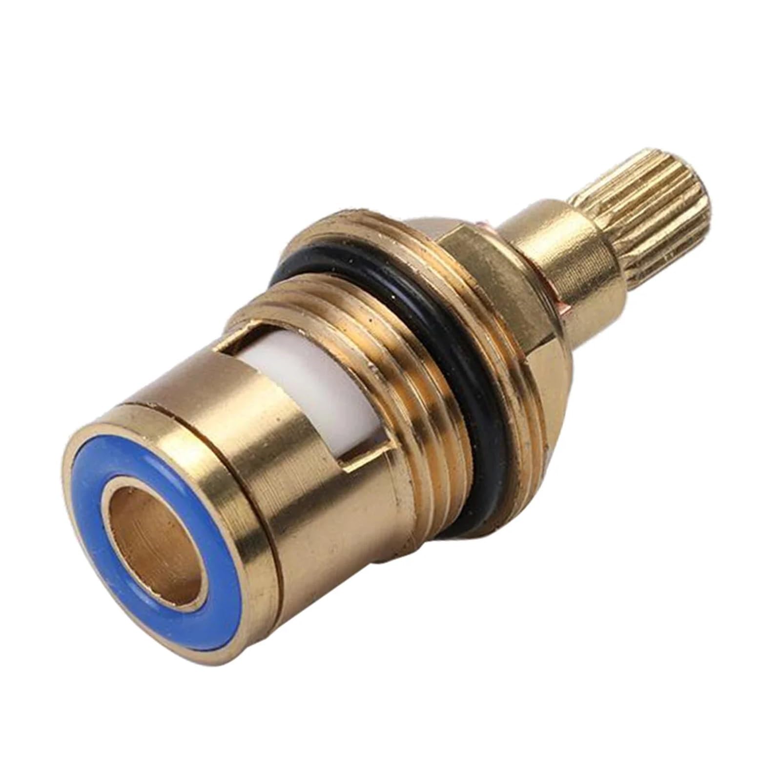 Ydyaenio Blue Clockwise Mixer Tap Cartridge 1/2Pc Universal Replacement Tap Valves Cartridge Inner Faucet Valve For Bathroom, Clockwise Or Anti-Clockwise For Kitchen Bathroom Basin Taps(Blue Clockwise)