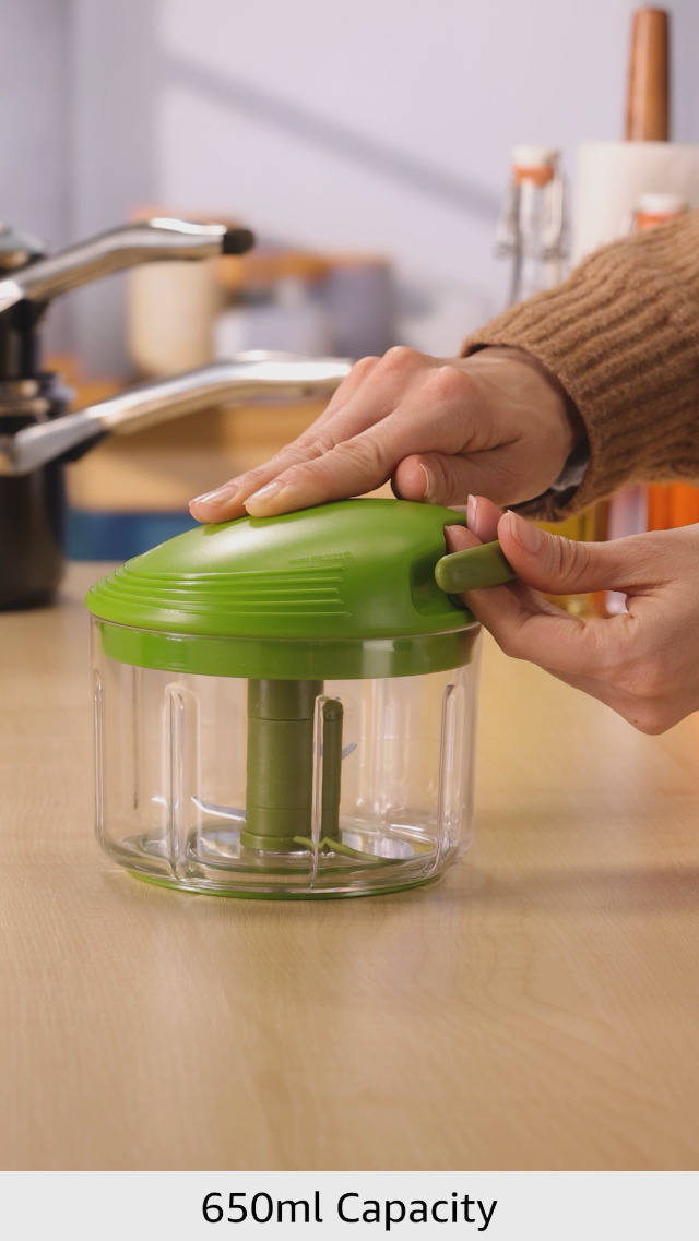 Amazon.com: Kuhn Rikon Pull Chop, Vegetable Chopper with Stainless