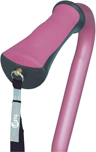 Miniatura 3 de Hugo Mobility 731-844 - Bastón ajustable cuádruple, color rosa