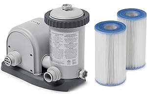 Easy Set Pool Filter Pump, 2-Pack Cartridges
