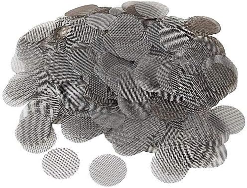 50 Satz Edelstahl Screen Pipe Screens Rohr Filterung Rauchen Pfeife Sieb Filter 15 Mm Mit 50 Weie Reinigungstampons Als Geschenk Fur Vater Und Freunde 87897817