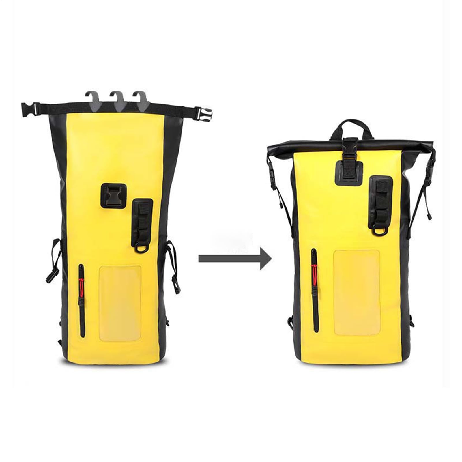 Bolsas Secas Estancas Impermeables Para Kayak Gran capacidad, paquete de 30 | Mochila Impermeable Con Cierre De Enrollar Para Viajes, Natación, Kayak, Camping Y En La Playa