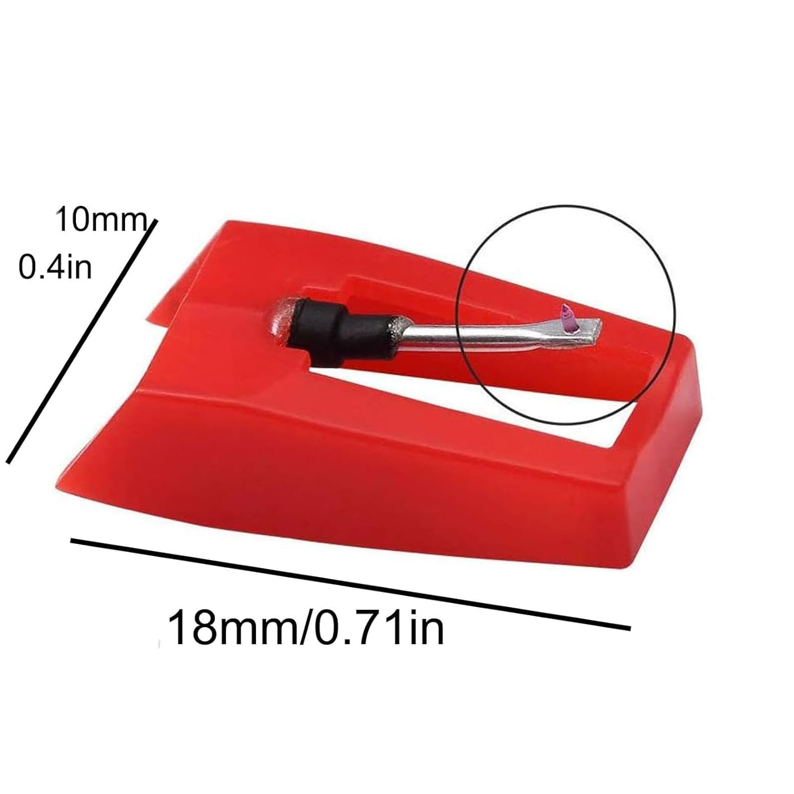 Record Player Needles 3pcs Record Player Needle Replacement,Turntable Replacement Needle for Vinyl Record Player LP, Phonograph - Image 2