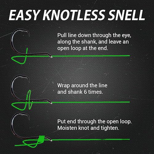 Miniatura 3 de Ganchos pesados para bagre, ganchos circulares de pulpo desplazados, paquete de 25