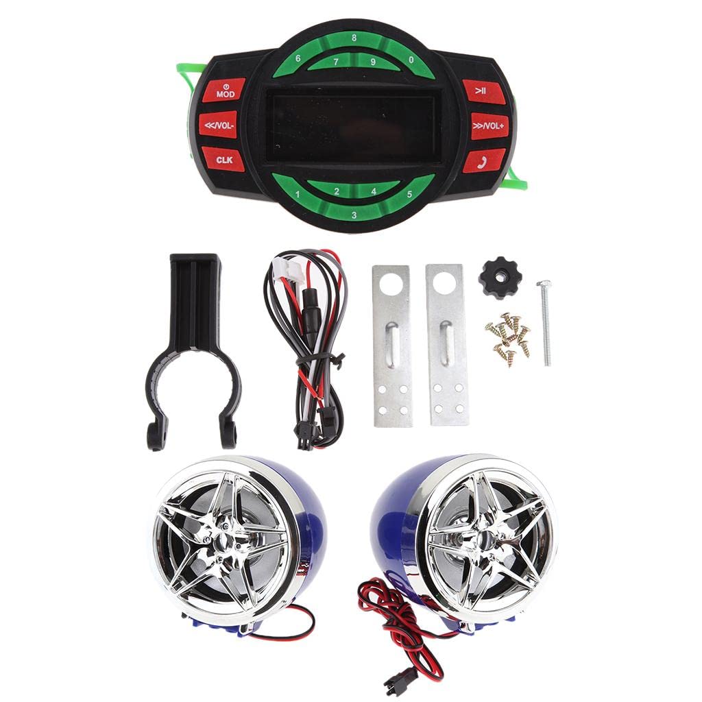Fashion My Day Motorcycle MP3 SD USB FM Stereo Amplifier Sound System Scooter ATV Bluetooth-picture-16