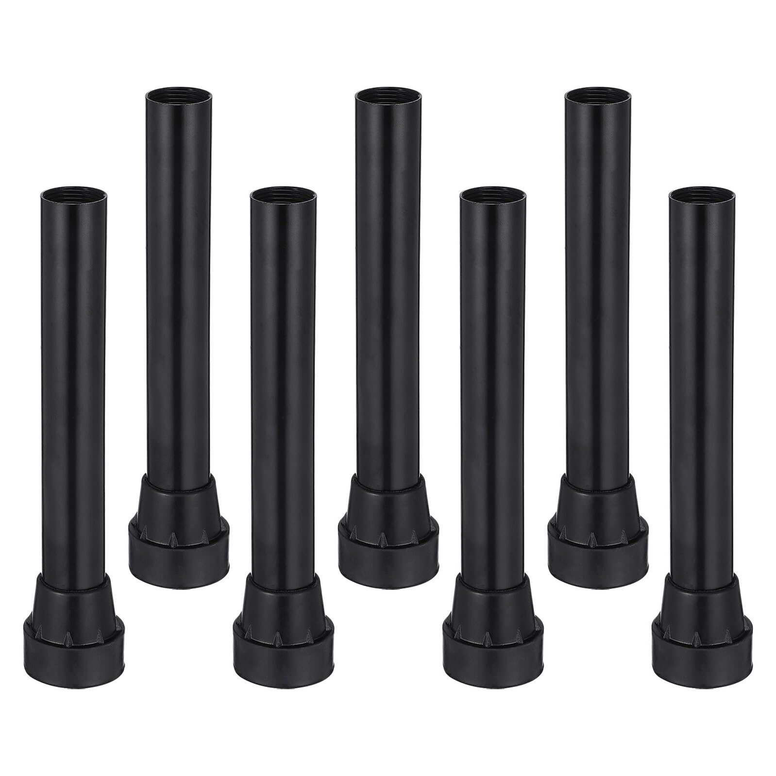 ABOOFAN 7 Piezas Cubiertas Antideslizantes para Patas de Cama Elástica Protectores de Tubo de Acero Inoxidable Fundas Reemplazables para Mayor Estabilidad y Seguridad Uso Jardín y Parque