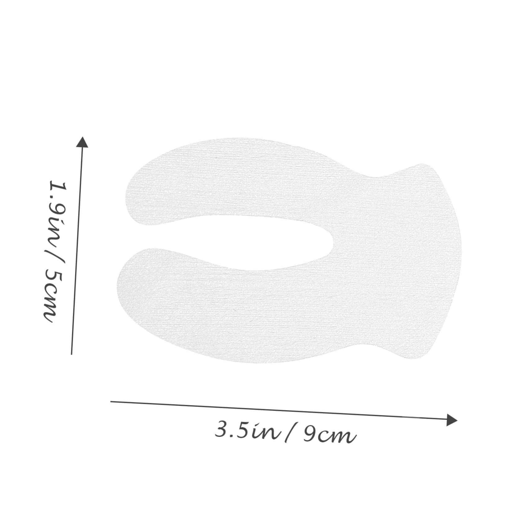 IWOWHERO 1000pcs White Eye Mask Bulk Cotton Moisturizing Eye Pads Breathable Skin-friendly Easy Diy Care