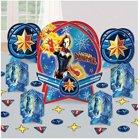 Captain Marvel Table Centerpiece Kit