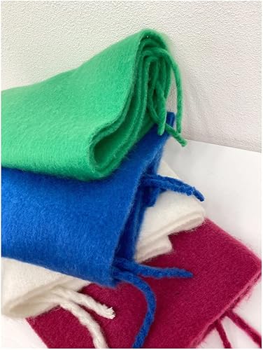 Miniatura 7 de Bufanda grande y gruesa a cuadros, colorida, bufandas gruesas de gran tamaño, suave y grande, de lana de cachemira, manta cálida de invierno para