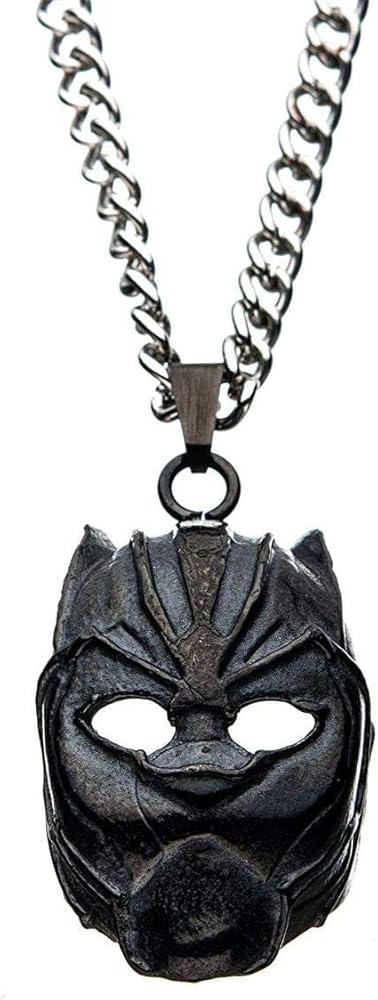 Officially Licensed Marvel Black Panther Mask 3D Pendant Officially Licensed Marvel Black Panther Mask 3D Pendant