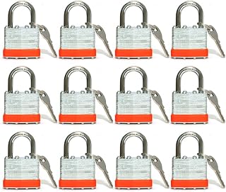 Laminated Steel Keyed Padlock,Keyed Alike Locks, Normal Shackle Padlock, 1-9/16