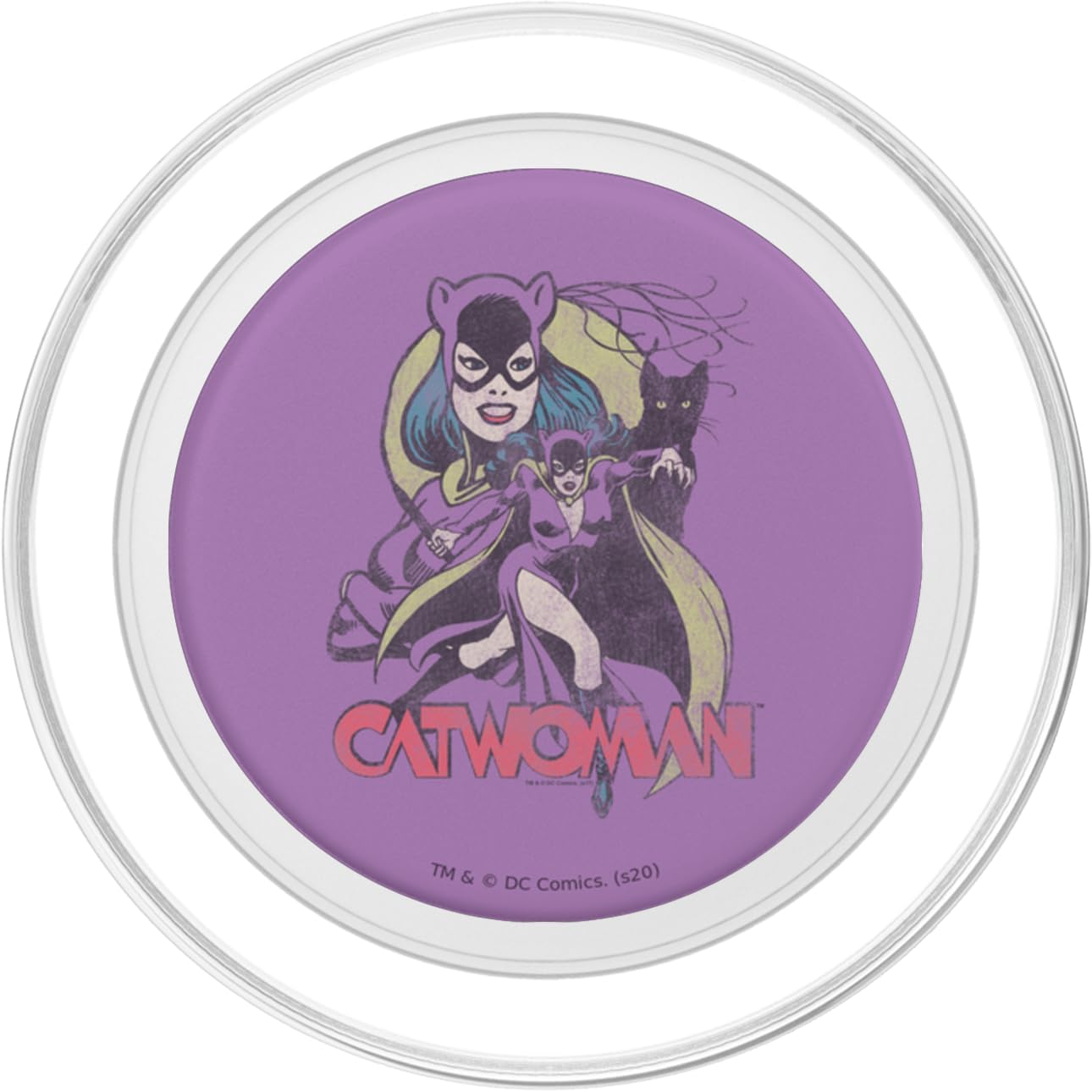Batman Catwoman Three Cats PopSockets MagSafe PopGrip for iPhone