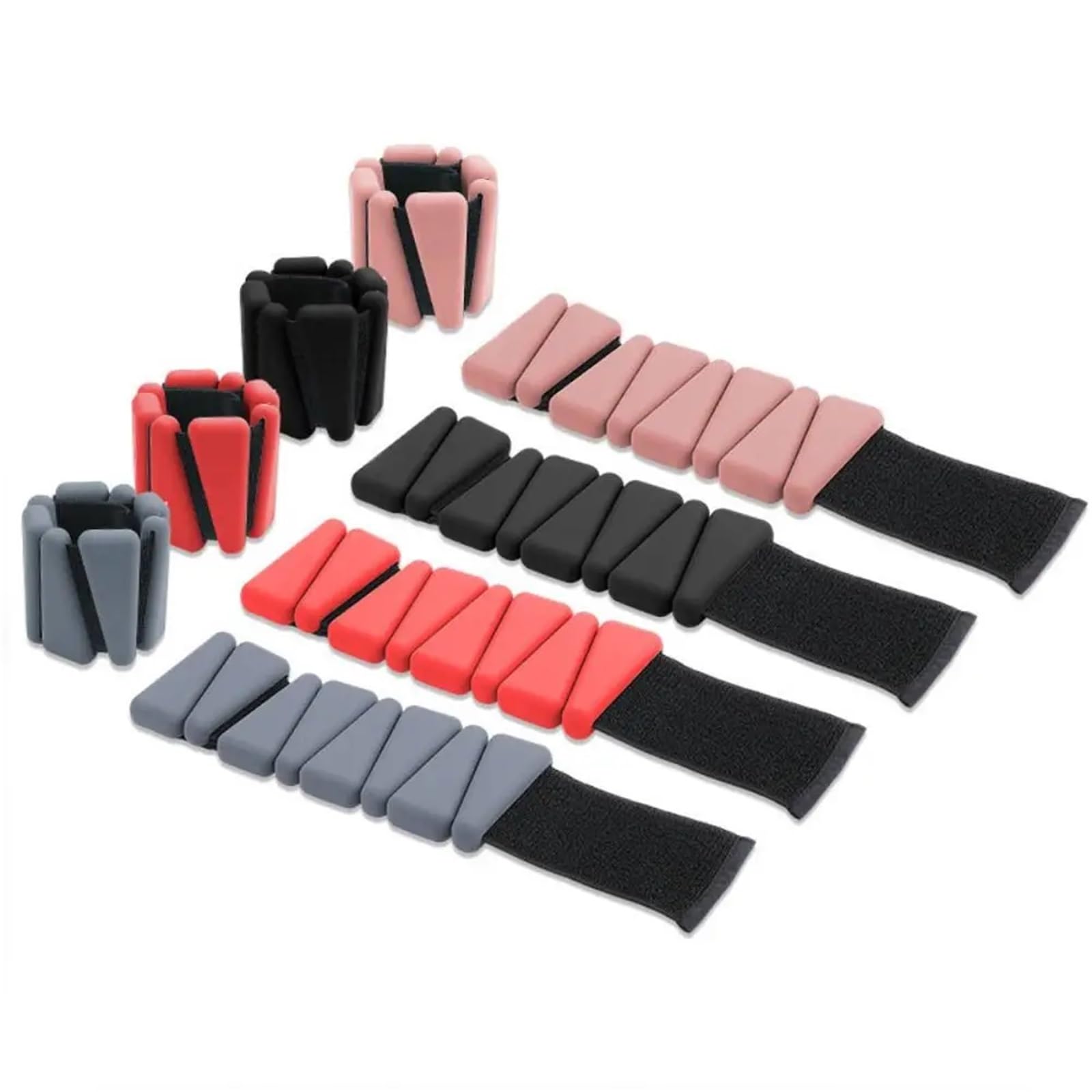 Gewichtsmanschetten Verstellbares Handgelenk-Gewichtsarmband aus Silikon for Yoga, gewichtetes Handgelenkband, universelle gewichtstragende Fitnessgeräte