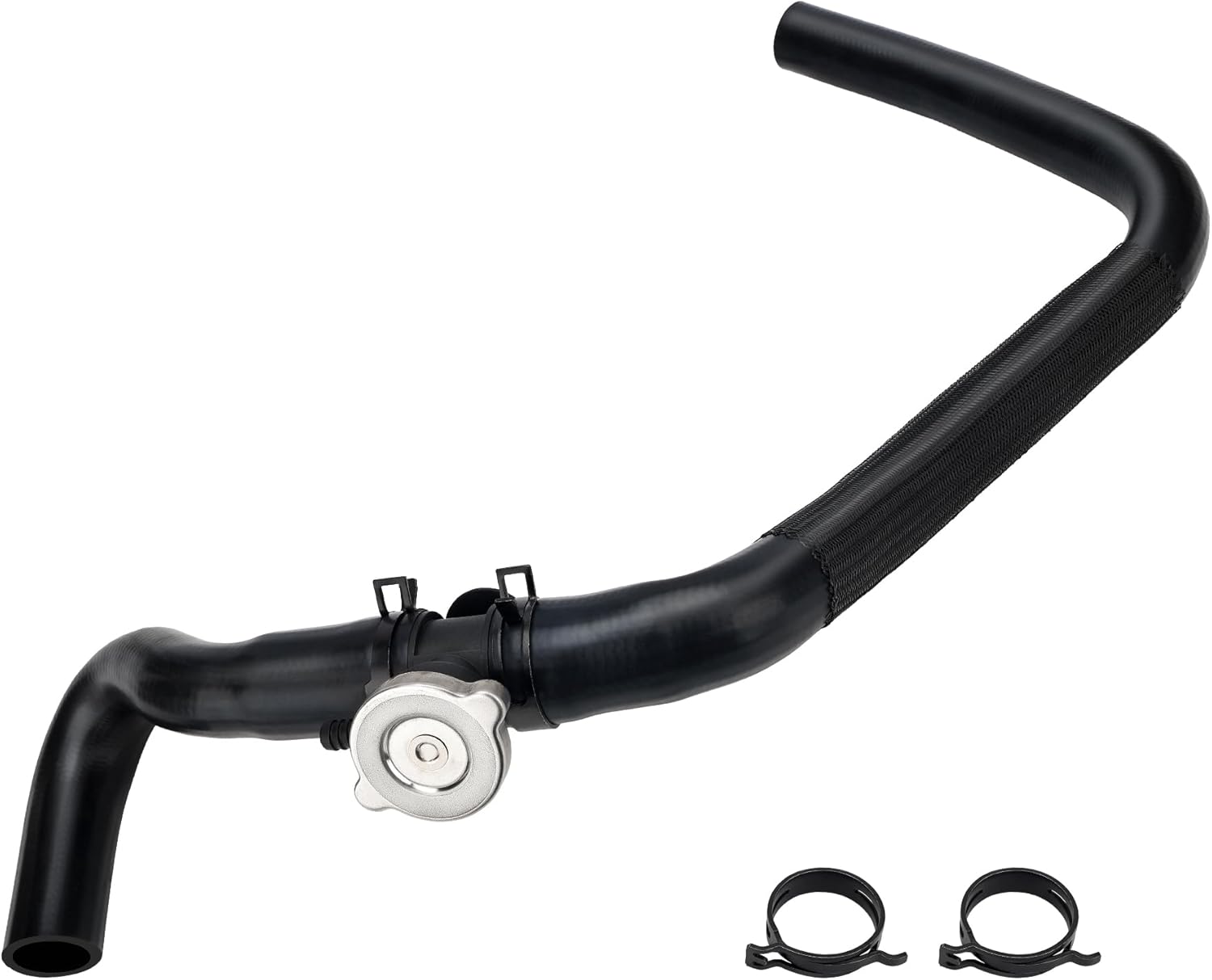 5058172AF Upper Radiator Coolant Hose Compatible with Jeep Patriot Compass 2007-2017 Dodge Caliber 2007-2012 Replacement for 5058172AE 5058172AH 5058172AF 5058172AG 5058172AI 5058172AJ