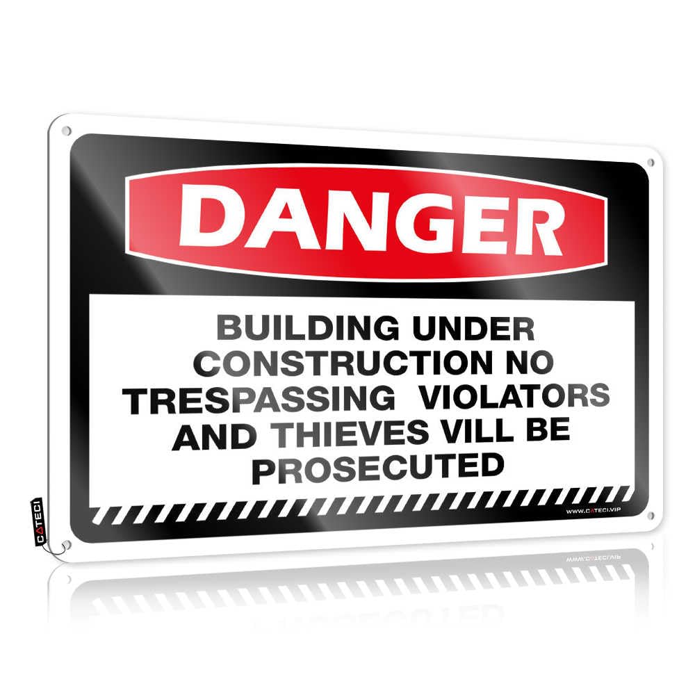 Tin Metal Decor Sweet Ready To Hang - Danger Lockout Tagout Power Servicing Repairing Nice For Street(20X30CM)