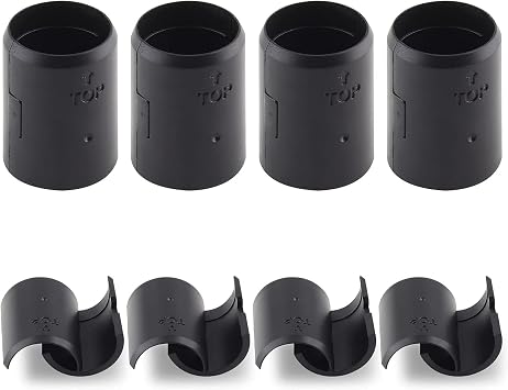 7/8 Inch Wire Shelf Lock Clips, 36 Pair 72 Piece